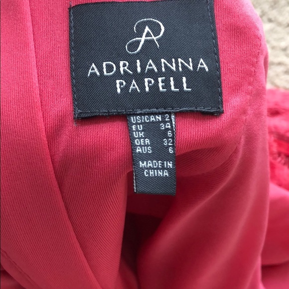 Adrianna Papell Lacy Pink Dress - Picture 5 of 5